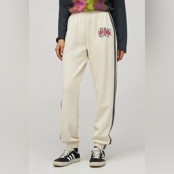 Daydreamer Starstudded Striped Sweatpants - Picture 1 of 9